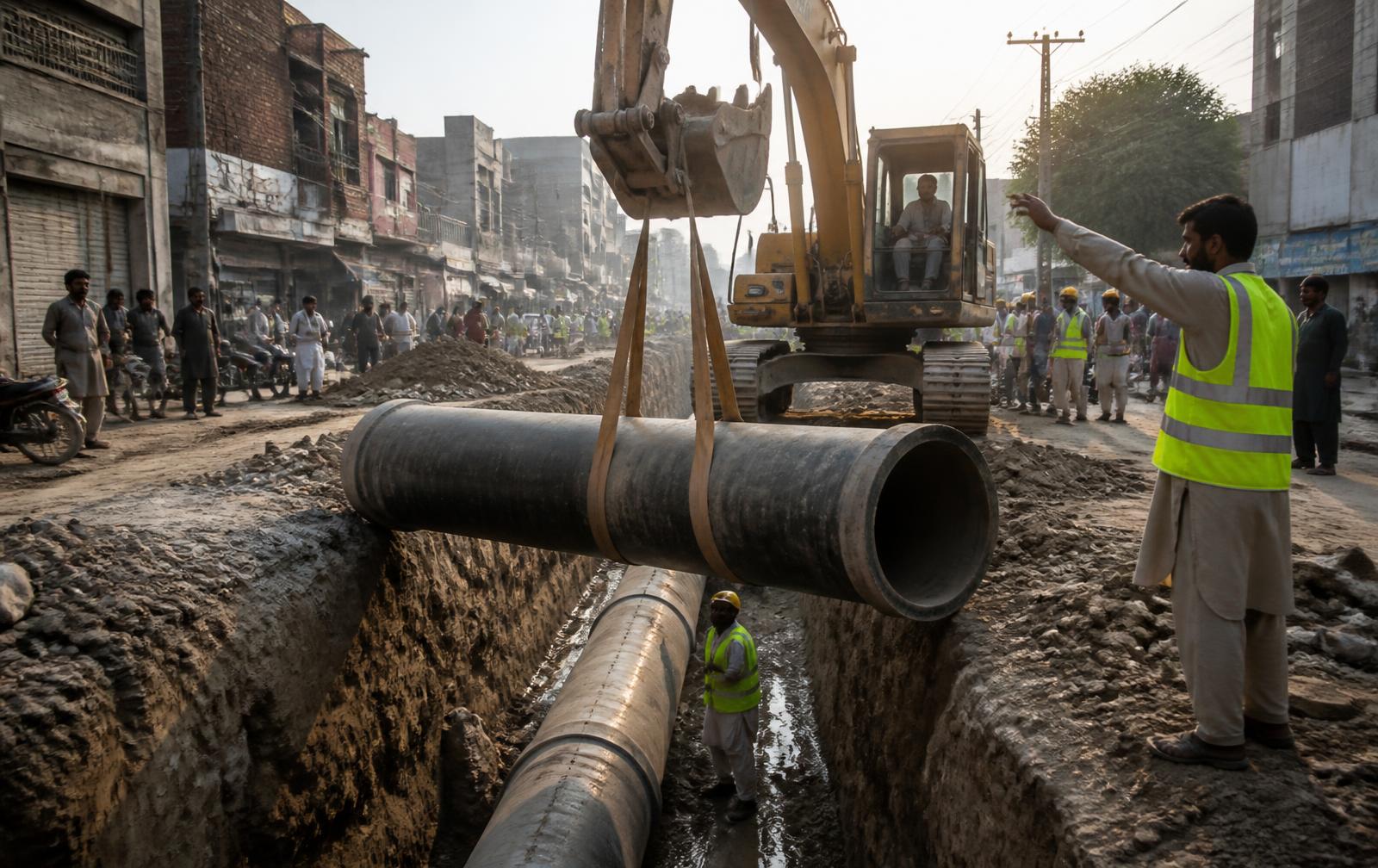 Certified equipment installed on a municipal water supply scheme
